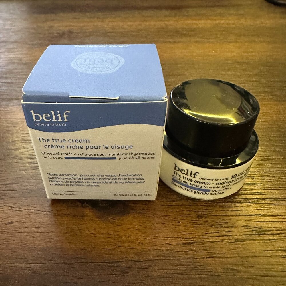 BELIF True Cream Moisturizing Bomb Mini Travel 10ml Moisturizer Belief Face